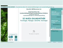 Tablet Screenshot of maria-baumgartner.com